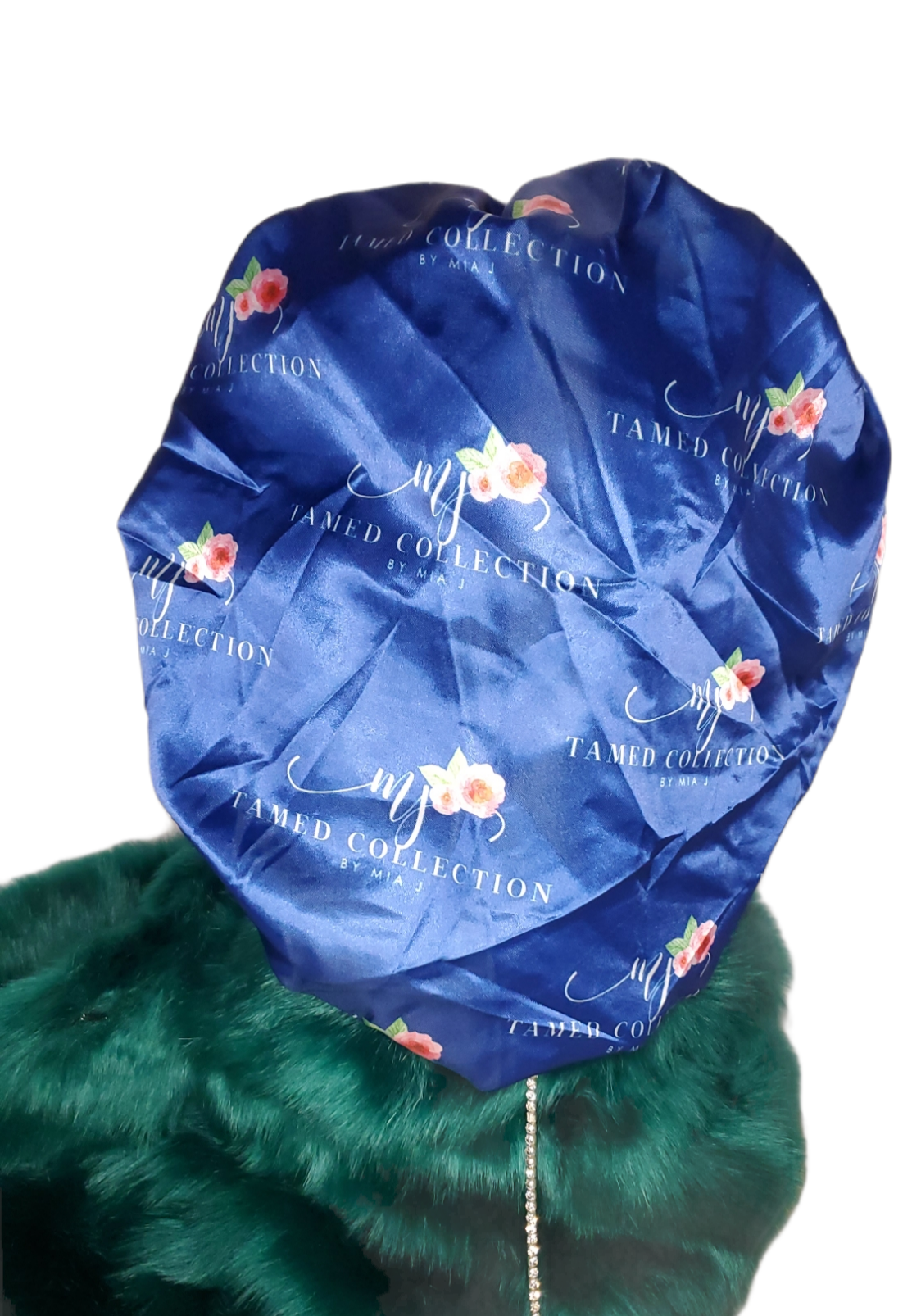 Blue Sexy Satin Bonnet