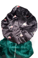 Black Sexy Satin Bonnet